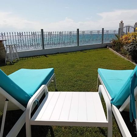 Beachfront Villa Athina Vergia ภายนอก รูปภาพ