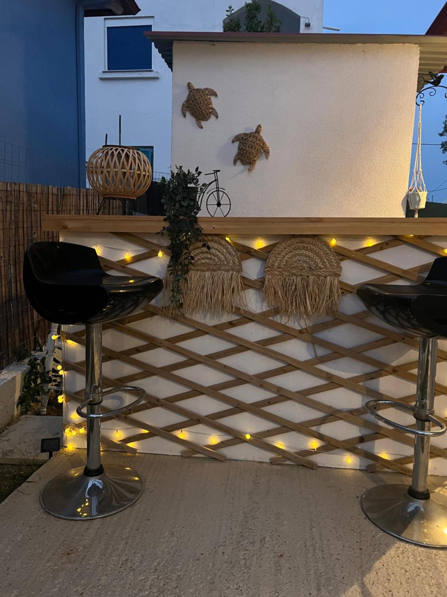 Beachfront Villa Athina Vergia ภายนอก รูปภาพ